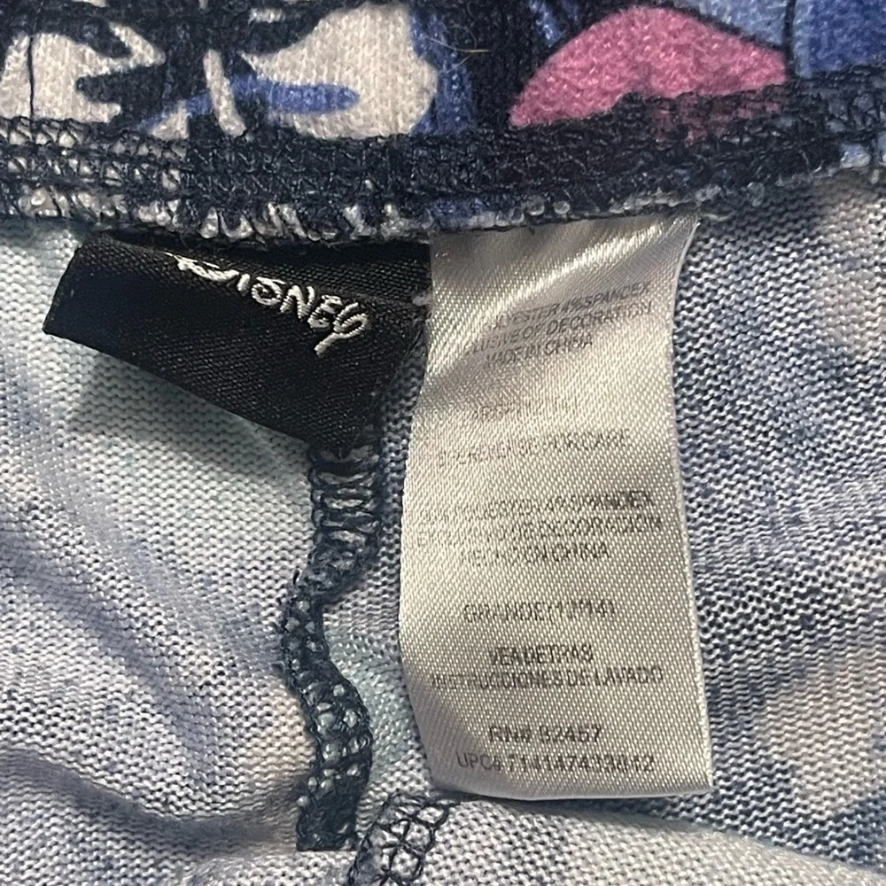 Disney Lilo & Stitch Floral Hawaiian Jogger Pajama Lounge Pants Women’s Large - Picture 7 of 7
